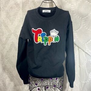 3 Forty Inc Trippin crewneck sweater size S